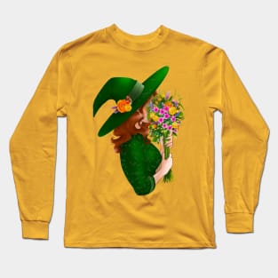 Green Witch Long Sleeve T-Shirt